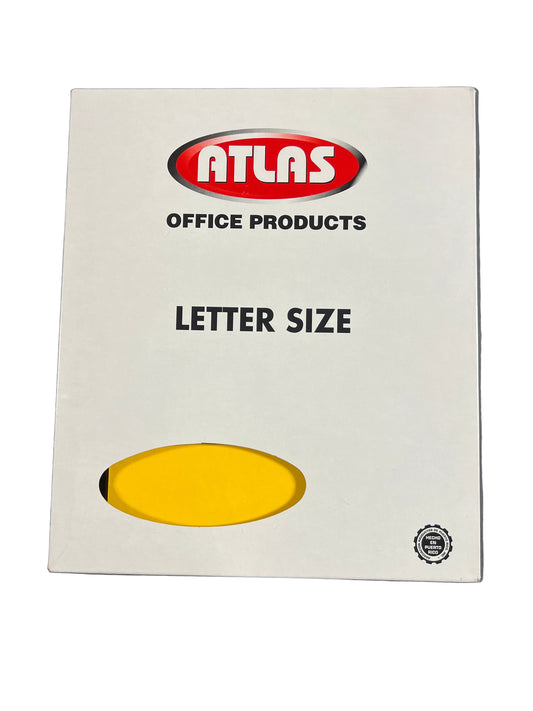 Pressboard Binder Folder | Yellow | Letter | O/S