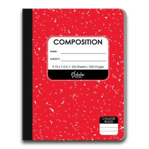 COMPOSITION BOOK COLLEGE RULE 100SH ASST COLOR