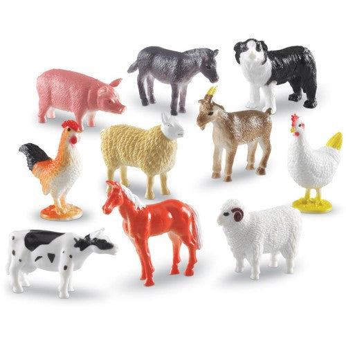 FARM ANIMAL COUNTERS SET OF 60