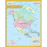 NORTH AMERICA MAP CHART