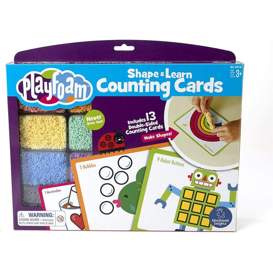 PLAYFOAM® SHAPE & LEARN COUNTING CARDS