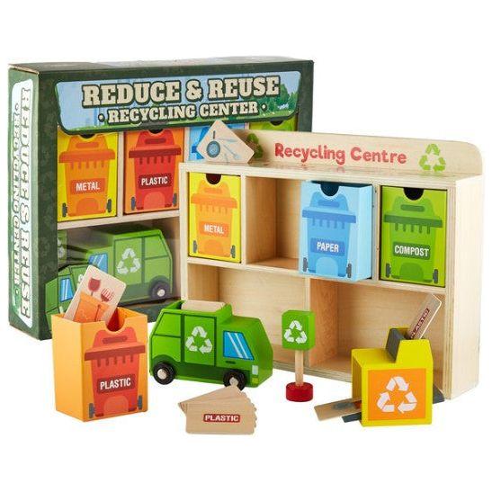 Reduce and Reuse Recycling Center Playset