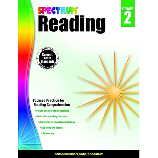 SPECTRUM READING WORKBOOK GRADO 2