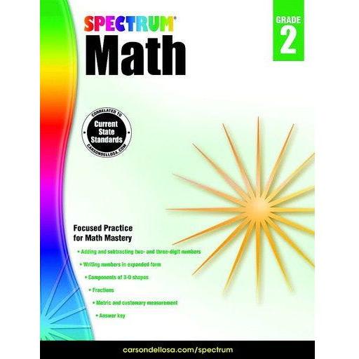 SPECTRUM MATH WORKBOOK GRADE 2