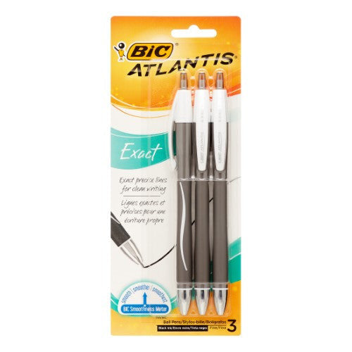ATLANTIS EXACT BLACK PEN PQ. 3