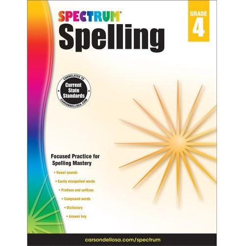 SPECTRUM SPELLING WORKBOOK GARDE 4