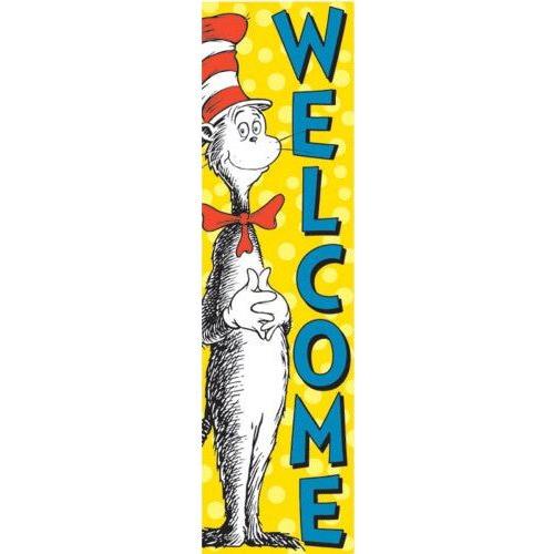 BANNER CAT IN THE HAT WELCOME