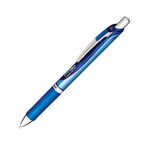 ENERGEL RTX GEL PEN BLUE RETRACTABLE .5MM CJ.12
