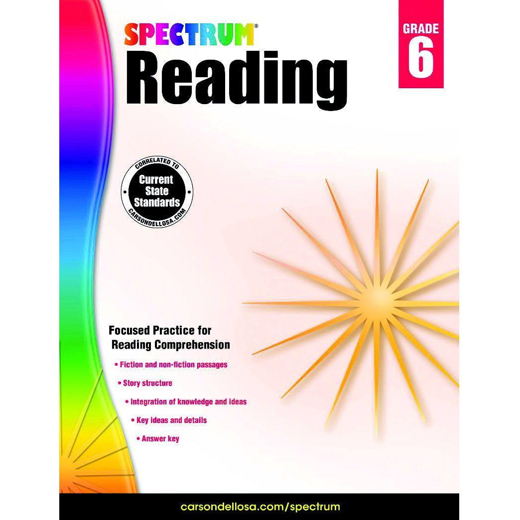 SPECTRUM READING WORKBOOK GRADE 6