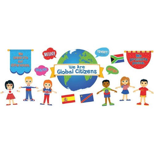 WE ARE GLOBAL CITIZENS BULLETIN BOARD SET