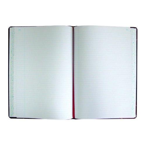 RECORD BOOK 300 PG BLACK 14 1/8" X 8 5/8"