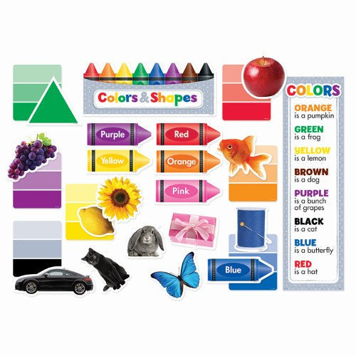 COLORS & SHAPES MINI BULLETIN BOARD