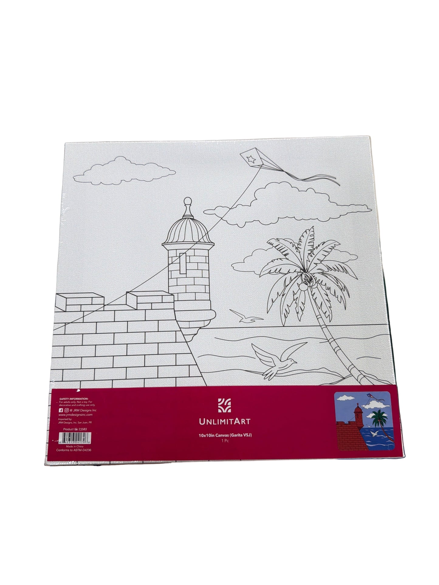 10x10in Canvas (Garita VSJ)