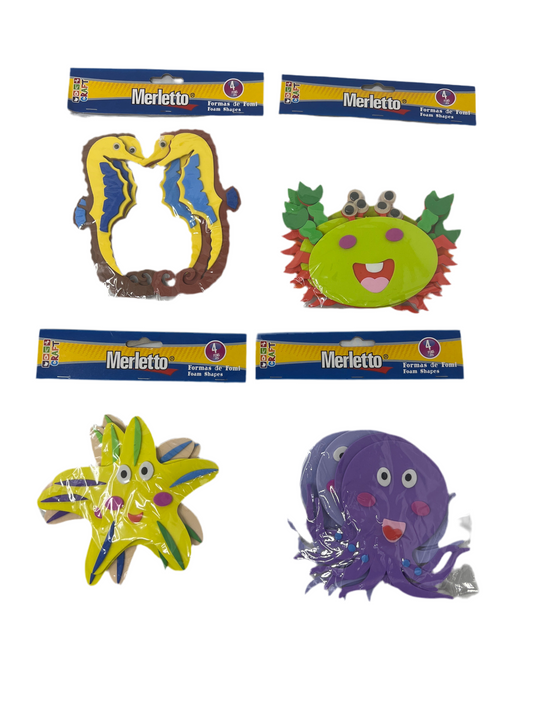Formas Foamie Animales del Mar