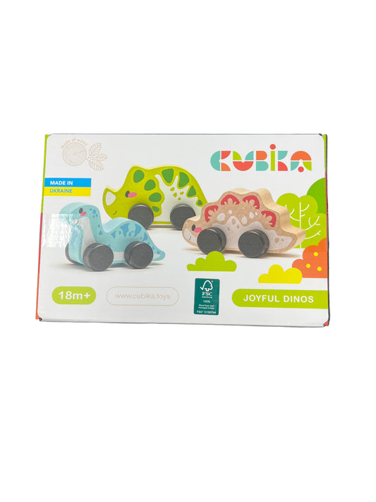 Wooden Joyful Dinos Set