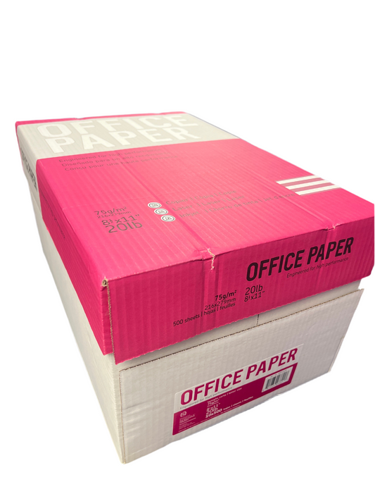 Caja de 10 Resma - PAPEL COPIA 20LB 8.5" X 11