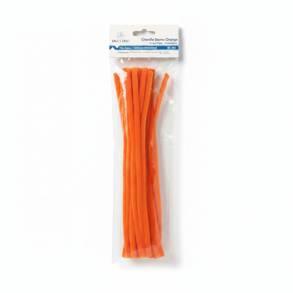 Chenille Stems Orange 25ct.