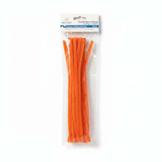Chenille Stems Orange 25ct.