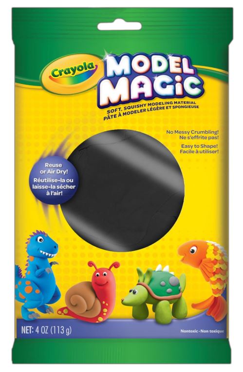 Crayola Model Magic 4 oz Black - JA Riollano