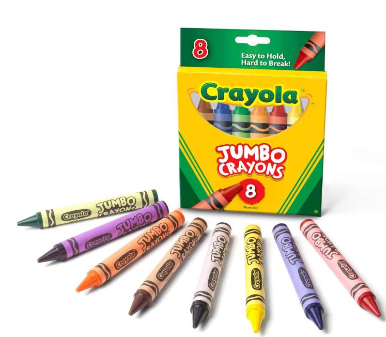 Crayola Jumbo Crayons Pkg. 8 – imagen 2 - JA Riollano