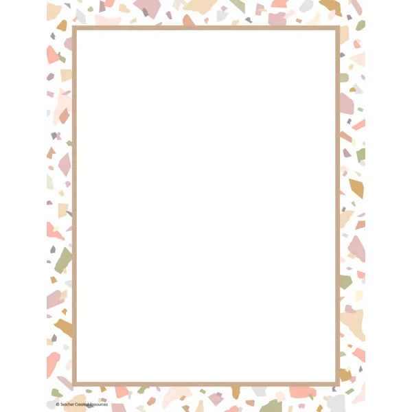 Terrazzo Tones Computer Paper