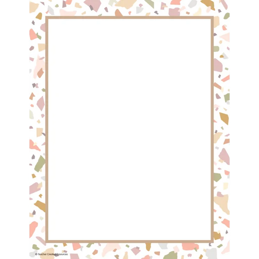 Terrazzo Tones Computer Paper