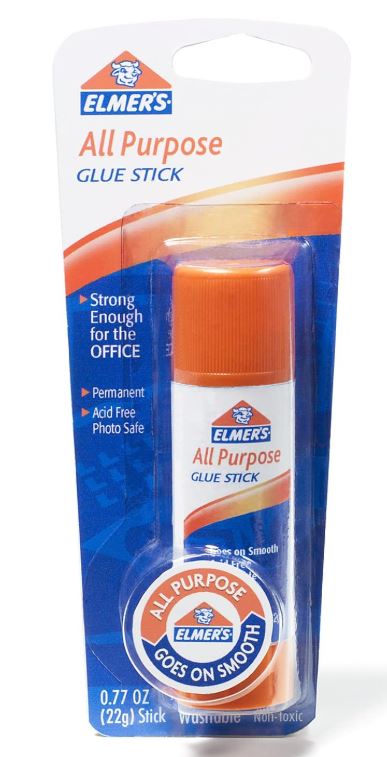 Elmer's All-Purpose Glue Stick Large, 0.77 oz Single Stick