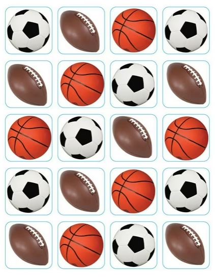 Mixed Sports Stickers Theme PQ. 120