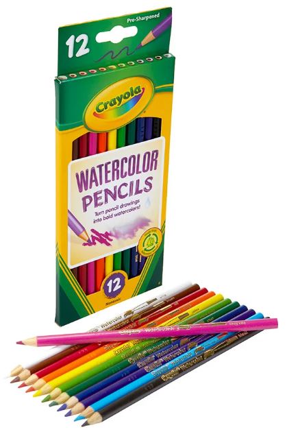 Crayola Watercolor Pencils Pkg. 12 – imagen 2 - JA Riollano