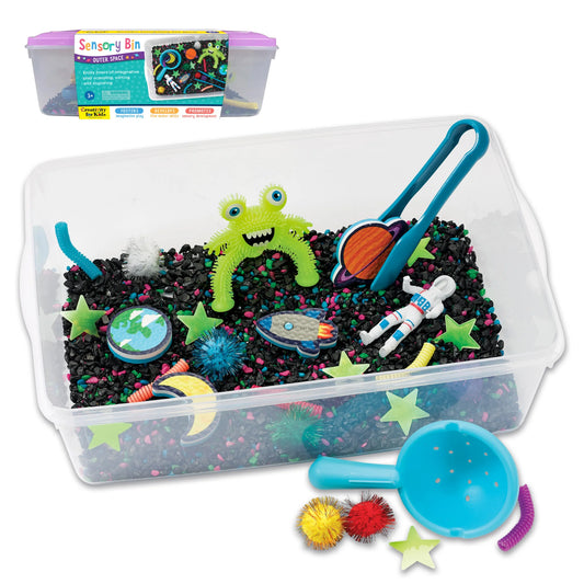 SENSORY BIN OUTER SPACE