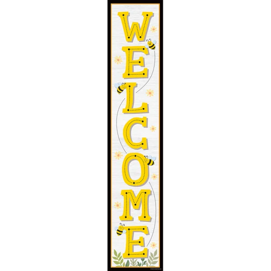 Buzzing Bees Welcome Banner