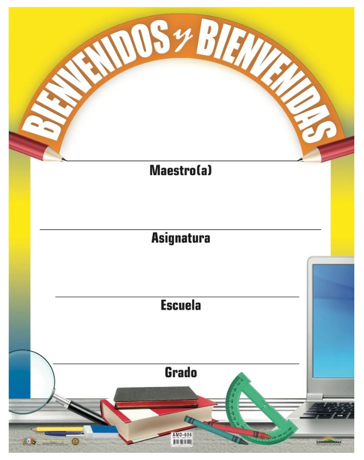 Cartel ¡Bienvenidos!