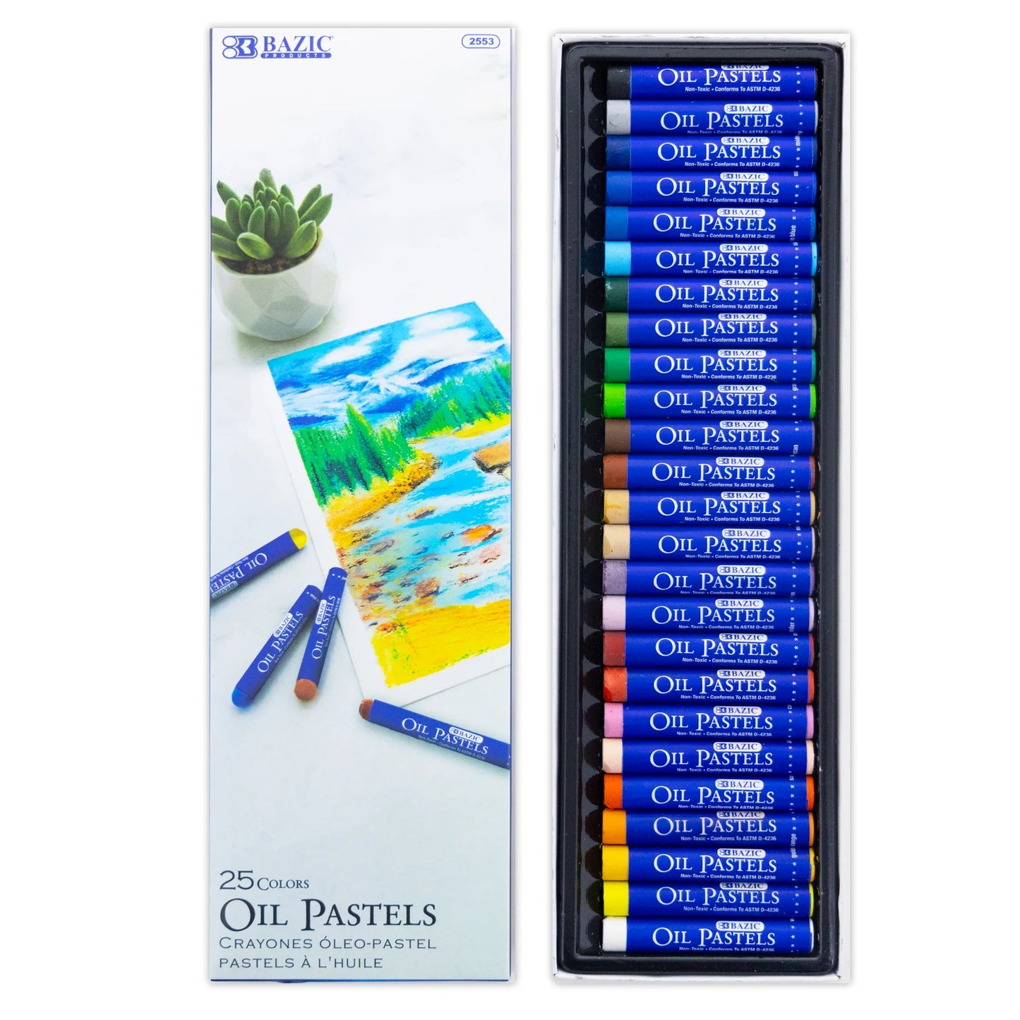 Colors Oil Pastel 25/PK