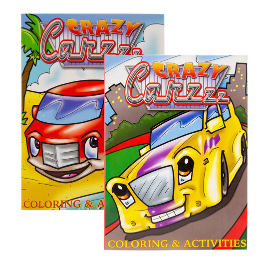 JUMBO CRAZY CARZZ COLORING & ACTIVITY BOOKS