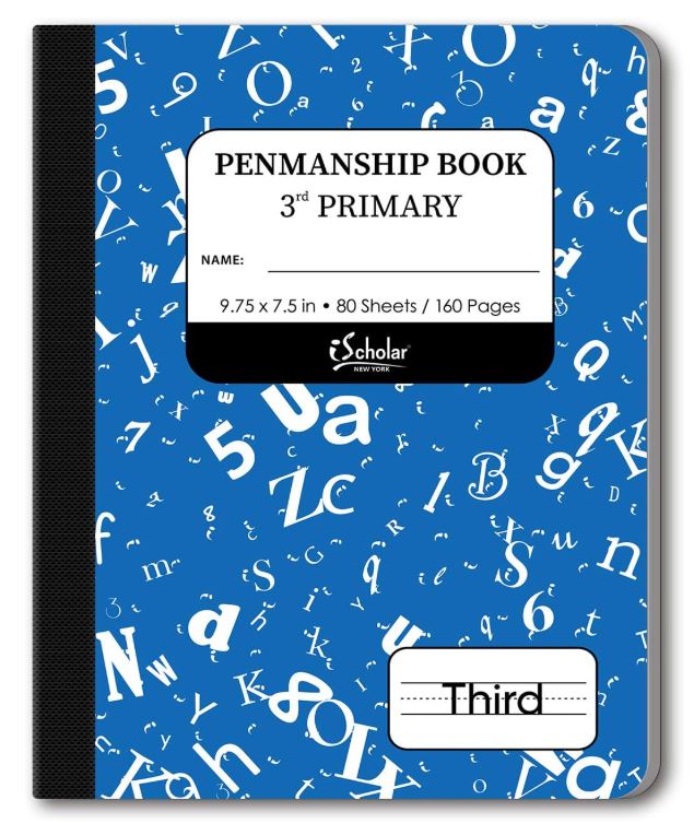 Libreta Caligrafia Primaria 3ro Blue 160 PG