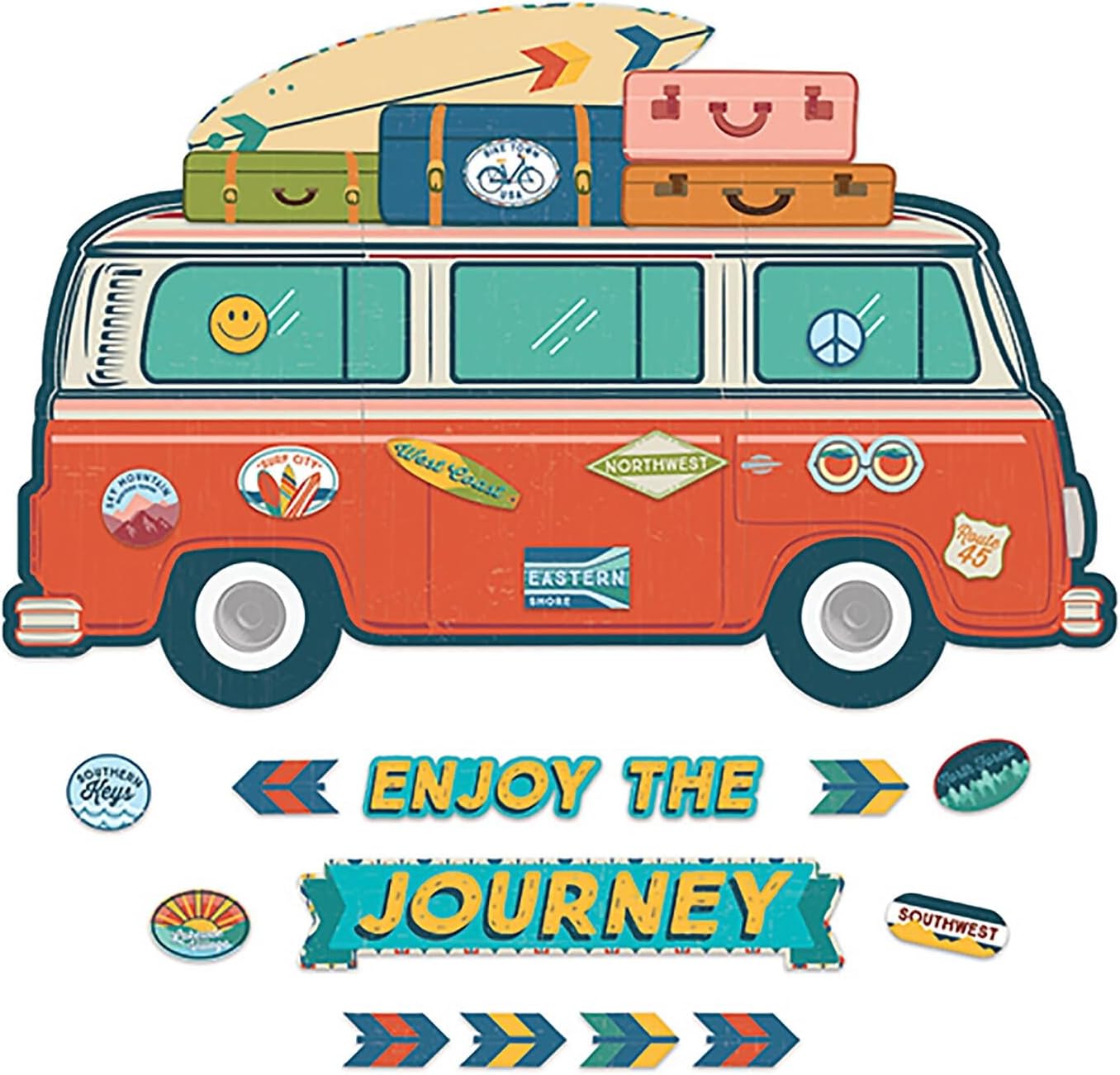 Adventurer Enjoy the Journey Giant Van Bulletin Board Set