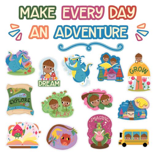 Make Every Day an Adventure Bulletin Board Set 32 PCS