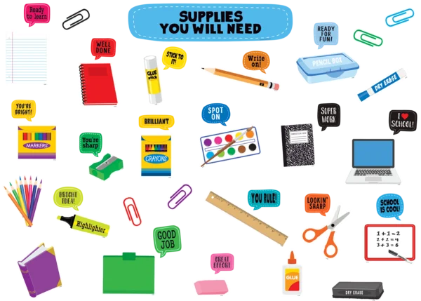 SUPPLIES YOU WILL NEED MINI BULLETIN BOARD 45PCS