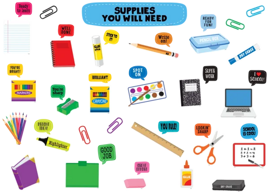 SUPPLIES YOU WILL NEED MINI BULLETIN BOARD 45PCS