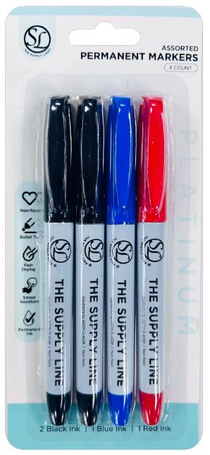 Permanet Markers | Assort | 4ct