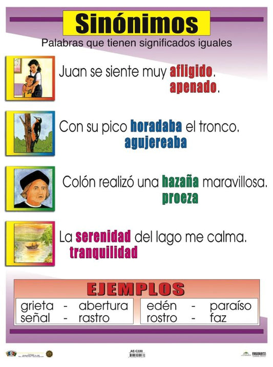 Cartel Sinónimos