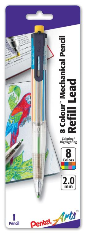 Arts 8 Color Mechanical Pencil 2.0 mm