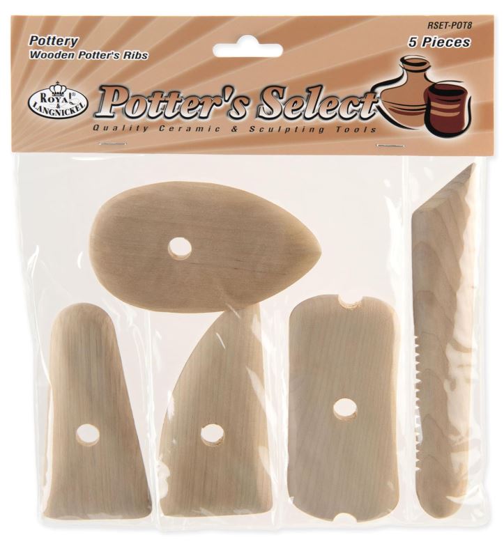 Wooden Potter's Ribs Set 5 PCS
