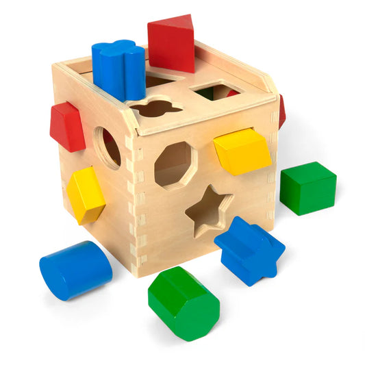 SHAPE SORTING CUBE CLASSIC TOY
