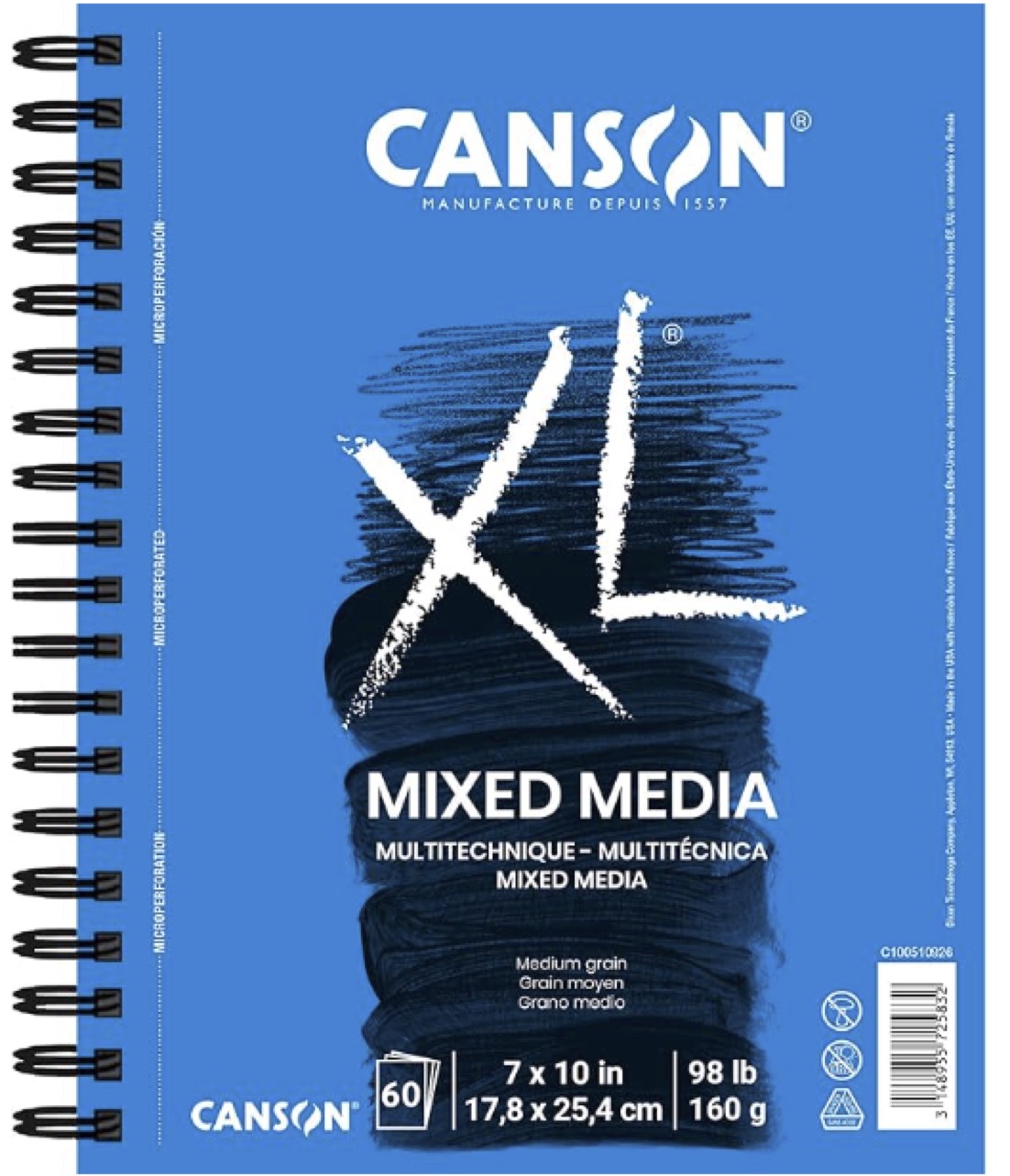 Canson XL Mix Media 7" x 10" - JA Riollano