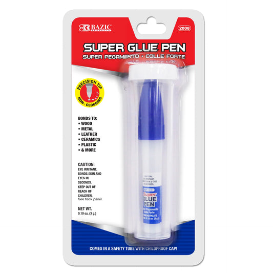 0.10 OZ (3G) SUPER GLUE PEN W/ PRECISION TIP APPLI