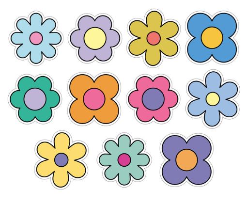Flowers Cutouts 36 PCS