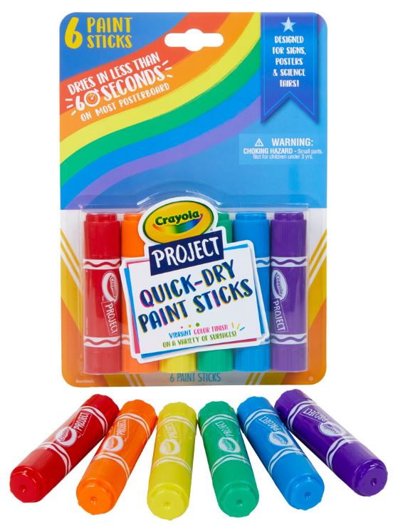 Crayola Paint Sticks Pkg. 6 – imagen 2 - JA Riollano