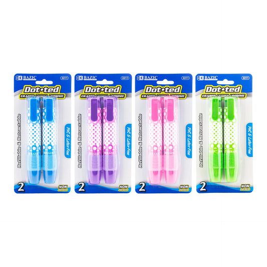 DOT.TED RETRACTABLE STICK ERASERS PQ.2