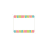 CHEERFUL STRIPES NAME TAGS 36PCS
